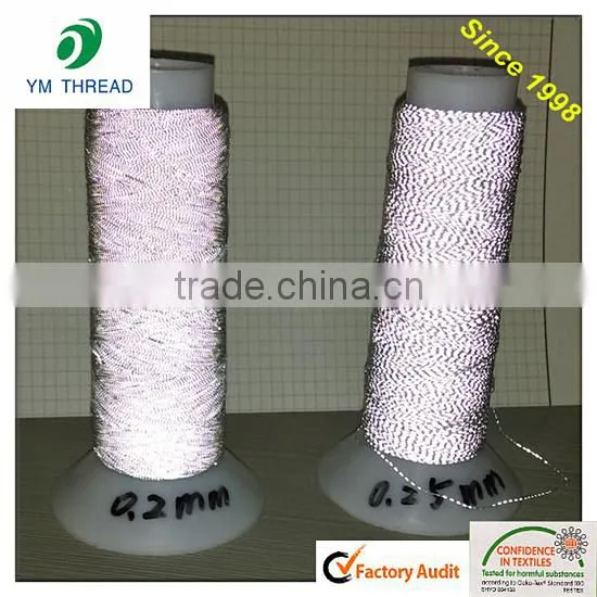 YM Brand High Visibility Reflective Sewing Thread for Garments Embroidery photo-3