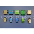 High Reliability SC Optical Fiber Adapter For Optical Test Equipment With Nickel Materials