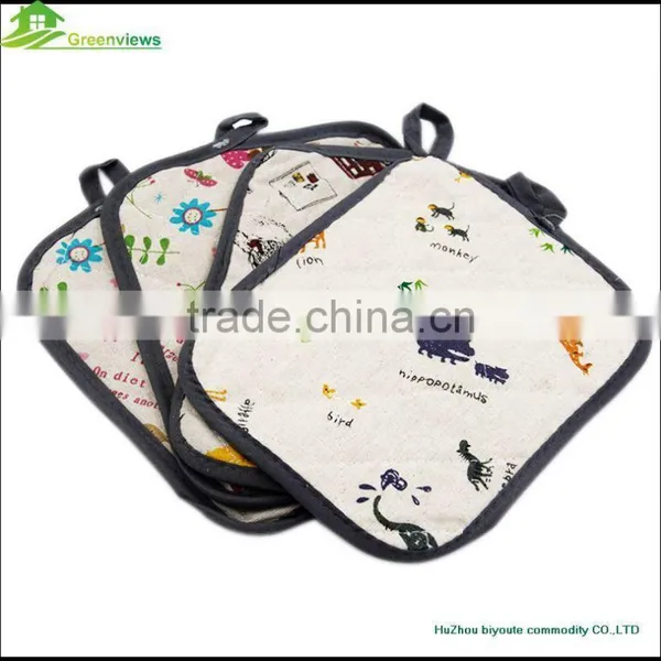 Kitchen Plain Pot Holder Custom Silicone Holder Heat Insulation Rubber Hot Pot Mat photo-4