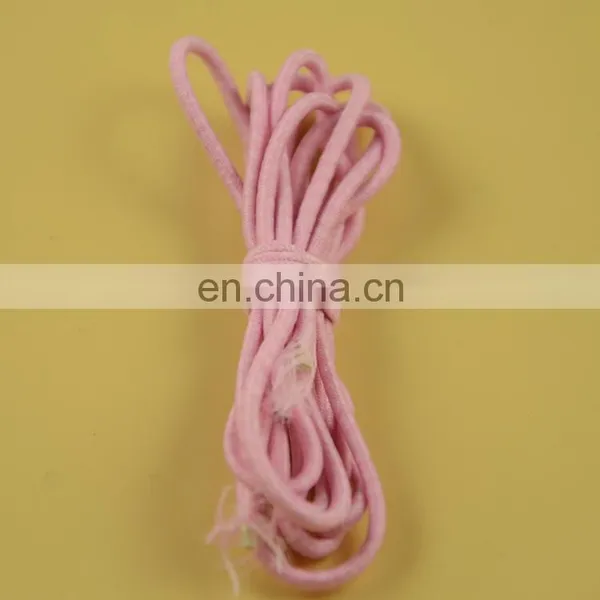 Stock Colored 4mm Round Elastic Cord for Garment photo-2