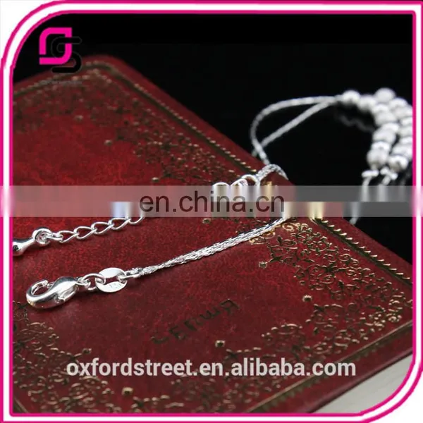 Korean Summer Fashion Cute Heart-shaped Star Silver Ladies and Girls Anklets photo-3