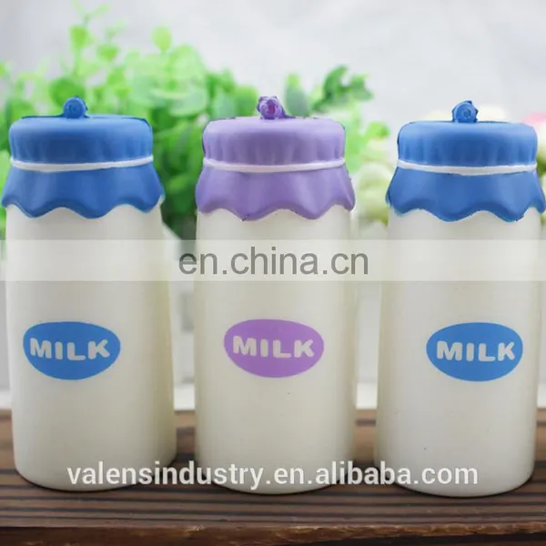 OEM Wholesale Stress Release Soft PU Japan Squishy Licensed Kawaii Slow Rising Milk Bottle Toys Factory Supplier photo-3