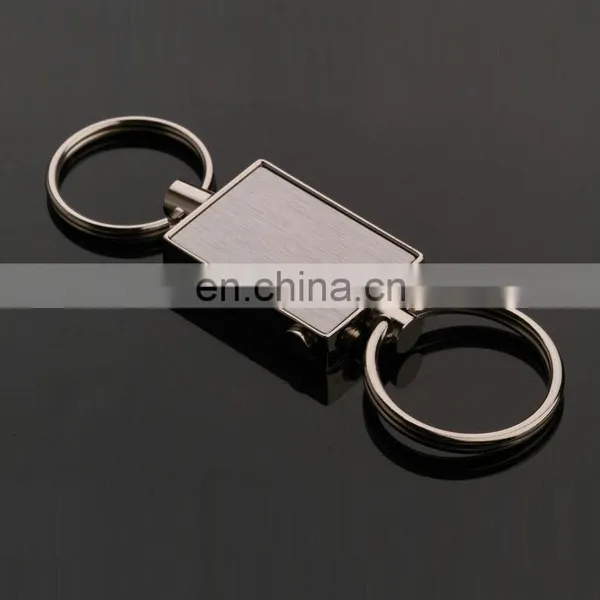 Double Ring Keychain With Cusomized Logo photo-2