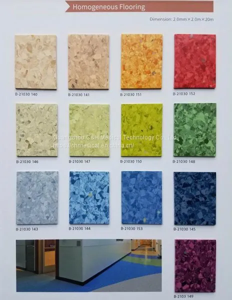 Medical and Industrial Clean Rooms Using PVC Material Flooring Rolls photo-5