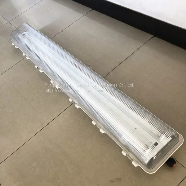 Explosion-proof and Anticorrosive Plastic Fluorescent Lamp Can be Equipped With Emergency 2*18W