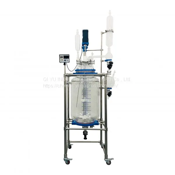 100L Lab Reactor Chemical Jacketed Glass Reactor