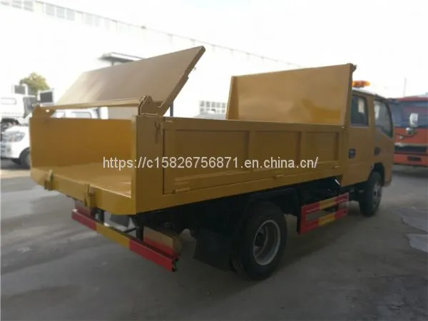 The Five Dongfeng Two-seater Small Dump Truck photo-5