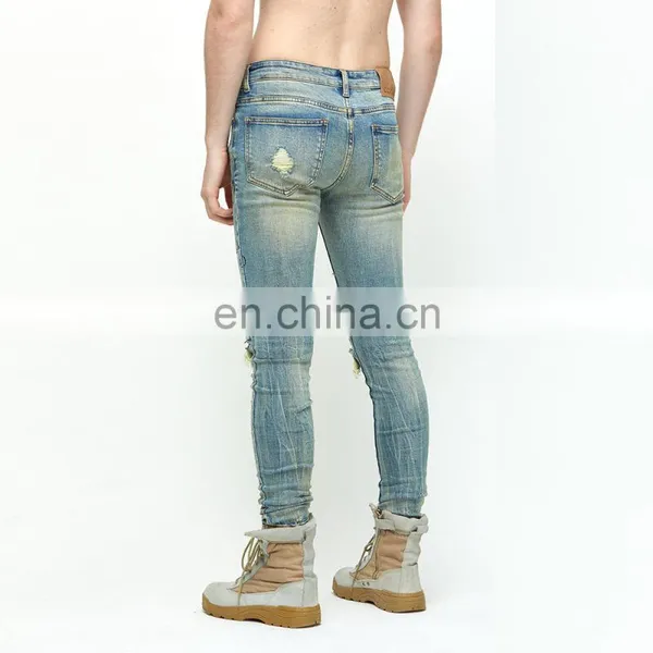 DiZNEW Wholesale High Quality Men Painted Jeans Paint for Men photo-6