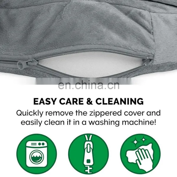 Pet Dog Bed Orthopedic Round Dog Sleeping Bag Blanket Pet Bed With Removable Cover photo-7