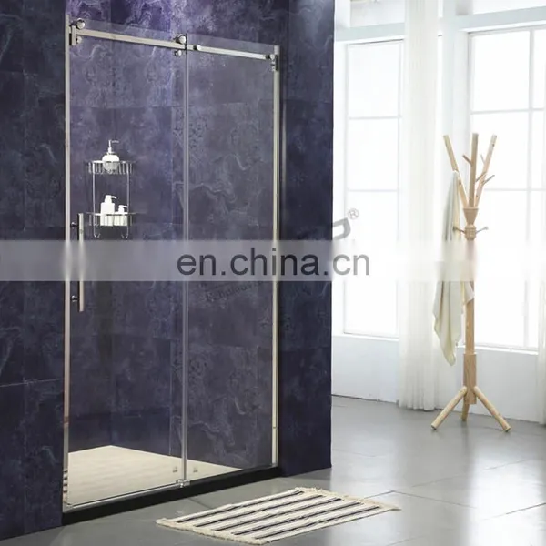 Stainless Steel Sliding Open Style Frameless Shower Enclosure photo-2