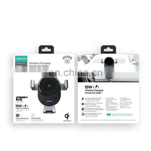 Joyroom 15W Fast Charge Smart Car Wireless Charger Holder With Adjustable Air Vent Holder photo-5
