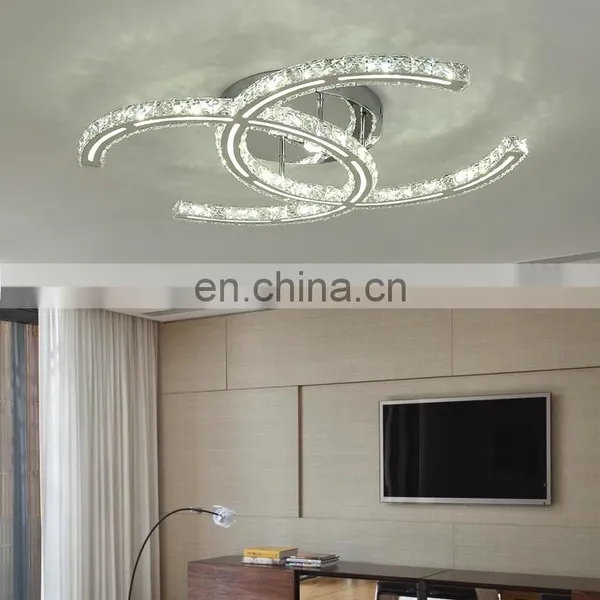 Modern Home Ceiling Light Fixture Pendant Light Led Crystal Chandeliers Lighting photo-3