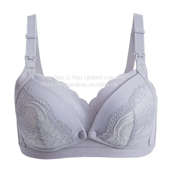Breastfeeding Underwear, Pregnant Women's Bra, Gathered to Prevent Sagging, Big Breasts, Comfortable Bra During Pregnancy, Buckle Before Feeding and Postpartum photo-4