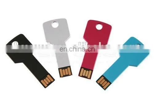 Metal Material Key Shape USB Sticks 2.0 8gb 16gb Promotional Colorful Key Usb Flash Drive photo-2