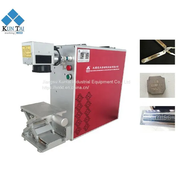 Portable Type Desktop Fiber Laser Marking Machine for Metal Engraving Printing photo-4