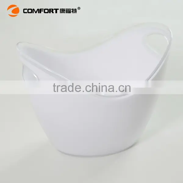 Large Beer Custom Clear Bulk Acrylic PS Plastic Ice Bucket photo-3