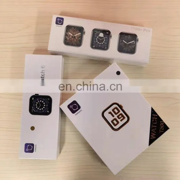 Factory Direct 1.75 Inch Full Screen T500+ Hiwatch 6 Smart Watch Series 6 Reloj Iwo 11 12 13 Smartwatch pk W26 T500 photo-2