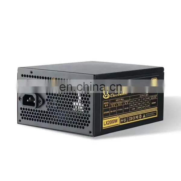 China Suppliers 2000w Atx 6- 8 Gpu Graphics Card Case 87+ Efficiency Fan Power Supply photo-5