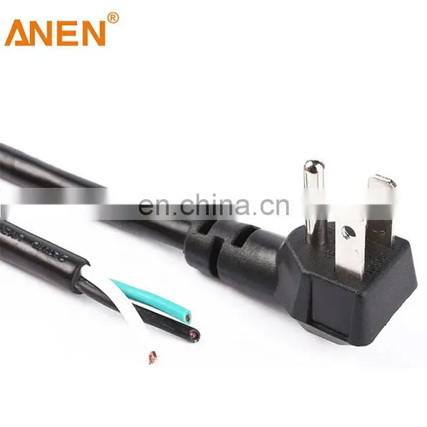 USA Power Plug DJ007E 2 Pole 3 Wire Grounded Angle Plug NEMA 5-15 AC Power Cords Plug photo-4
