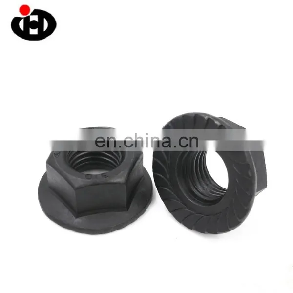Hot Sale JINGHONG DIN6923 Serrated Black Hex Flange Nut photo-2