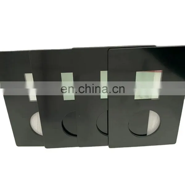 3-12mm Black White Decorative Color Silk Screen Printed Tempered Toughened Safety Glass photo-5
