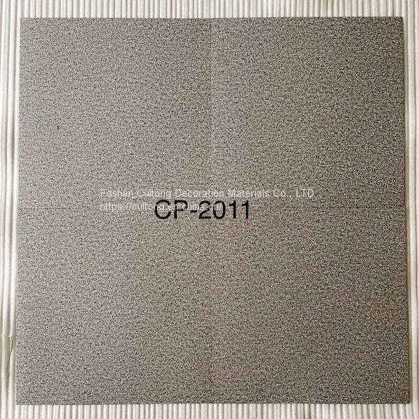 Horizontal Stripe PVC Sheet Floor Carpet Stone Plastic Floor Tile Office Showroom Clothing Store Milk Teahouse Glue photo-3