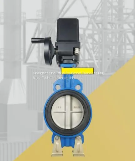 Compact Electric Wafer Butterfly Valve for Space-Saving Installation in Pipelines