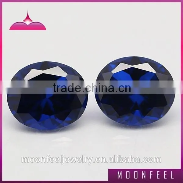 Synthetic Spinel Oval Shape Blue Gemstonte Names photo-2