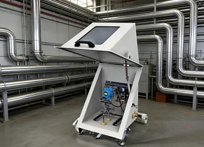 PLC-Controlled Insulated Heated Enclosure for Precision Manufacturing Processes