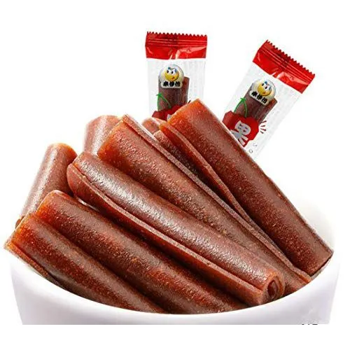 Hawthorn Fruit Leather Hawthorn Sweetend Roll Processing Line Fruit bar Packing Machine