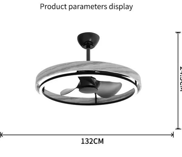 Ceiling Fan Light/variable Frequency Bedroom Fan Light（Wechat:13510231336） photo-2