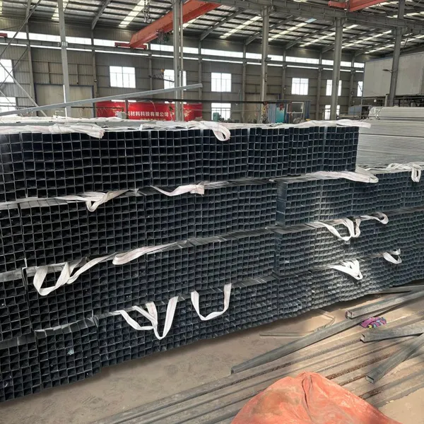 ASTM A500 Hollow Section Galvanized Welded 50*50mm Black Tube A36 Mild Steel Profile Ms Rectangular Tube and Square Pipe photo-2