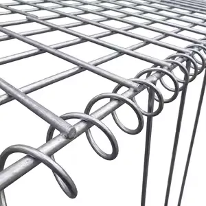 Hot Selling Product 2X1X1m 2.0-4.0mm Woven Hexagonal Coated Stone Cage Box Stone Cage Basket Box photo-3