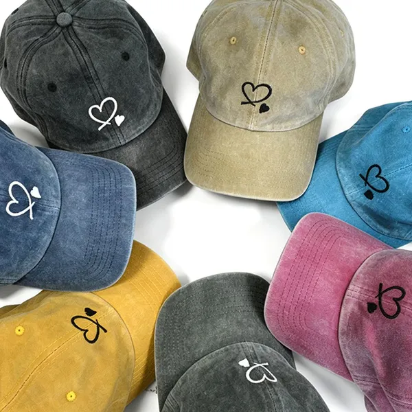 Wholesale Ripped Washed Cotton Baseball Caps Distressed Vintage Style