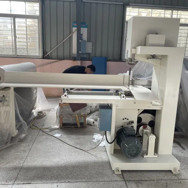 Manual Toilet Tissue Paper Roll Band Saw Cutting Machine photo-3
