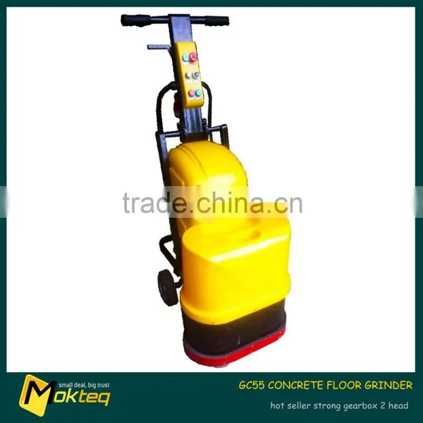Hot Seller Strong Gearbox 2 Head Diamond Concrete Floor Grinder Polisher MT019