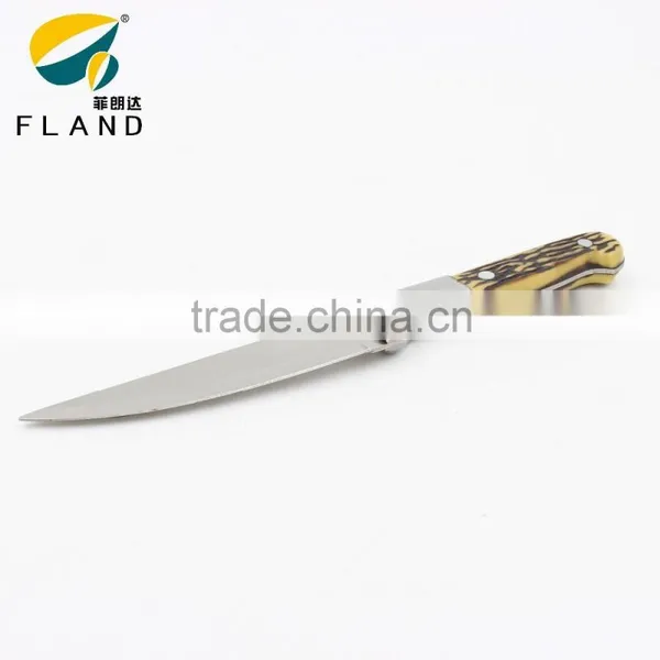 YangJiang Stainless Steel Blade With Bone-like POM Handle Paring Knife/fruit Knife photo-2