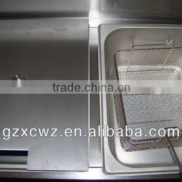2015 New Type Hot Sale Commercial Stainless Steel Single Tank Lpg Gas Deep Fryer photo-3