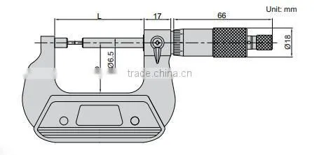 Precision Insize 3233-25BA Spindle Micrometer 0-25mm photo-2