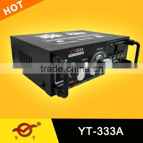 12v / 220v Car Lighting Mp3 Audio Subwoofer Amplifier YT-333A Support Usb/sd/fm photo-2