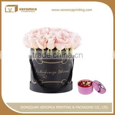 Multifunctional Foldable Paper Box Cone Shape Flower Packaging Box