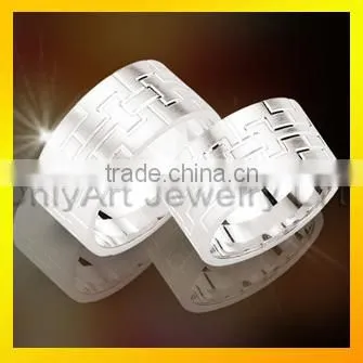 Fashion Jewelry Stainless Steel Custom Rings Wedding Couple Rings photo-3