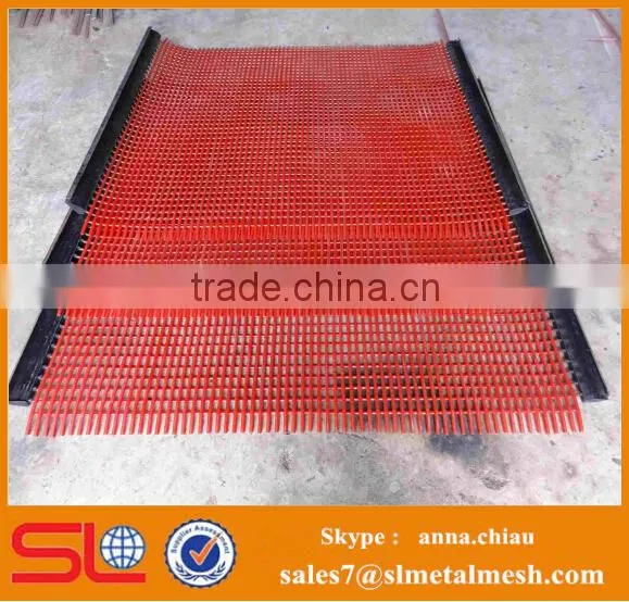 Steel wire and Kevlar Rope Reinforced Polyurethane Screen Wire Mesh