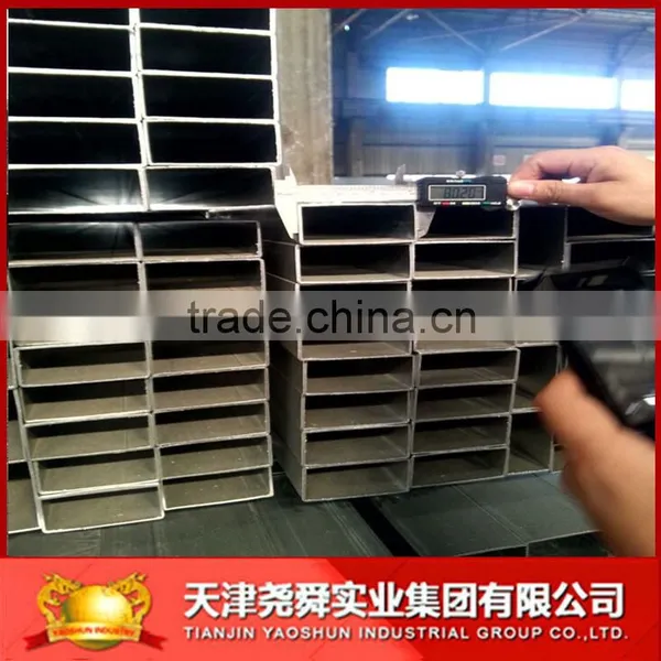 Galvanized Steel Square / Rectangular Pipe Manufacture