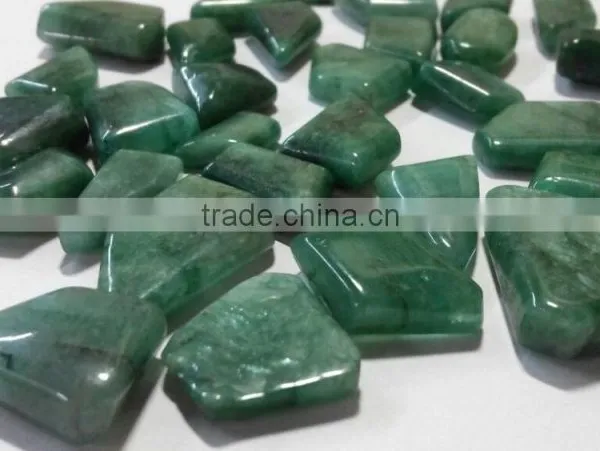 Emerald Flat Stone Tumbles
