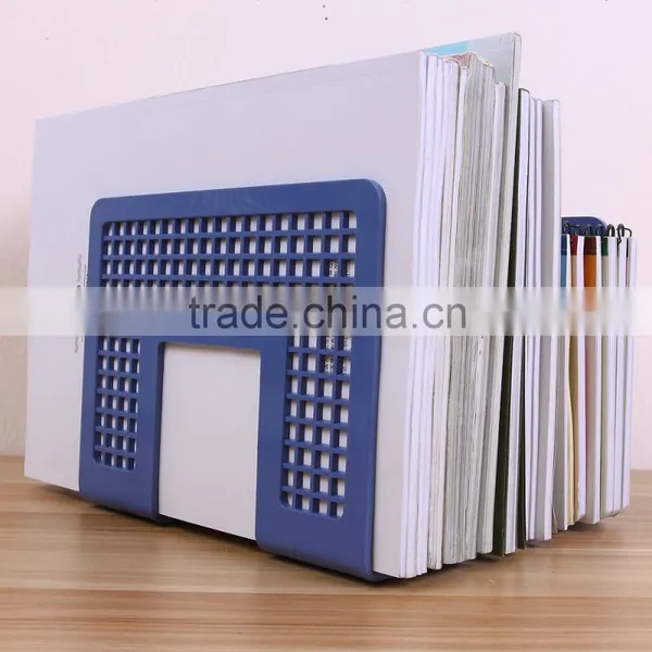 Office Desktop Cheap Adjustable Plastic Bookends photo-5