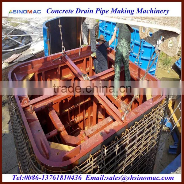 High Quality Socket Reinforced Concrete Drainage Pipe Production Machine photo-5