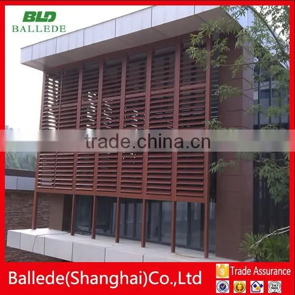 High Quality Fixed Aluminum Fencing Louver From Shanghai photo-2