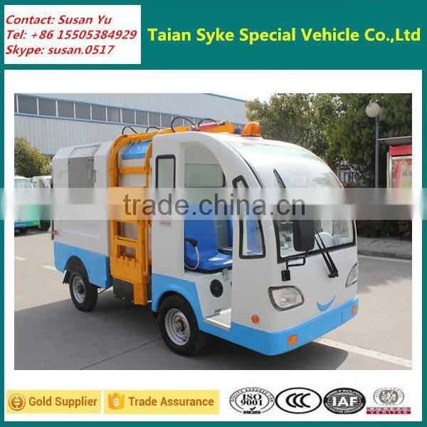 5.5kw Motor Small Size Electric Garbage Collecting Truck Made in China photo-5
