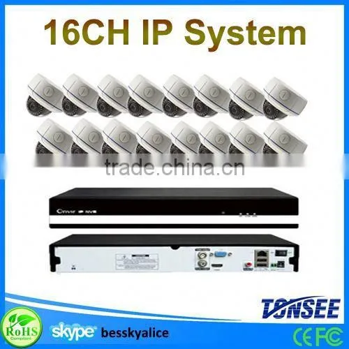ip Alarm System 16ch 720p Ip Bullet Camera Cheap Cctv Camera Kit photo-5